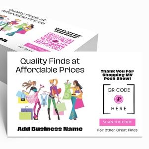 Posh Show Stationery Postcards for Business